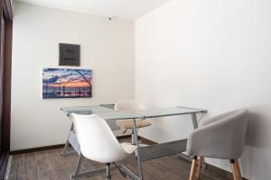 TV a/nebo společenská místnost v ubytování Hotel MAYARI Holbox