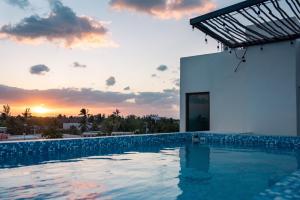 Bazén v ubytování Hotel MAYARI Holbox nebo v jeho okolí