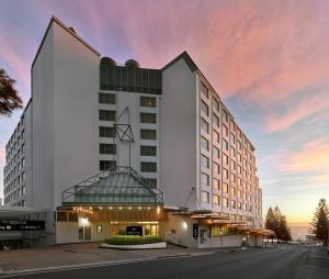 O edifício em que o hotel se localiza