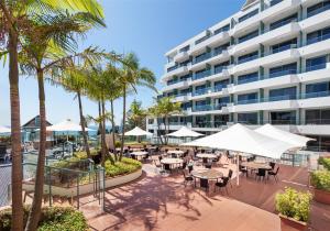 O edifício em que o hotel se localiza