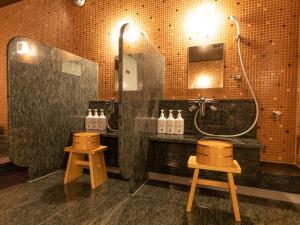 Koupelna v ubytování Super Hotel Ishikawa Nomineagari Smart Inter