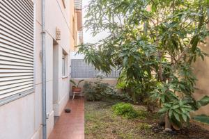 Vonkajšia záhrada v ubytovaní Duplex Pedroza