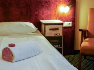 Postel nebo postele na pokoji v ubytování Hafen 17 Hotel Küche Bar