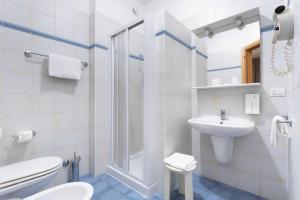 Koupelna v ubytování Tulip Inn Padova