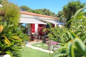 Zahrada ubytování B&B Val D'azur