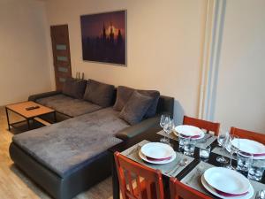 Posezení v ubytování Family apartmán Kovářská