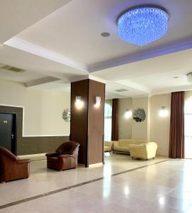 Posezení v ubytování Albert Hotel