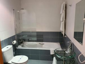 Koupelna v ubytování Hospedium Hotel Vittoria Colonna