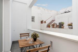 Balkón alebo terasa v ubytovaní Apartamentos Wamba