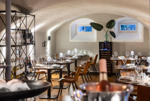 En restaurang eller annat matställe på Boutique Hotel 3 Stuben