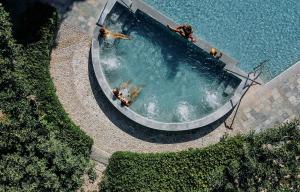 The swimming pool at or close to Paralos Irini Mare
