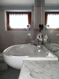 Ett badrum på Casa Minela
