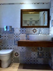 Phòng tắm tại B&B La Collina Dorata