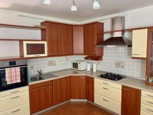 Virtuvė arba virtuvėlė apgyvendinimo įstaigoje Peachy house Bežigrad