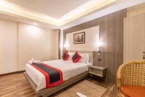 Voodi või voodid majutusasutuse Hotel Wawa toas