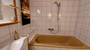 Kúpeľňa v ubytovaní A Mecsek Gyöngye Apartmanhaz