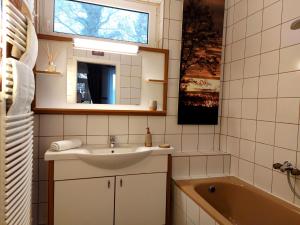 Kúpeľňa v ubytovaní A Mecsek Gyöngye Apartmanhaz
