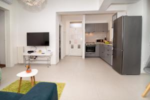 Kuchyň nebo kuchyňský kout v ubytování Four modern apartment's at antique Villa, Castropola 8, Pula, City Center