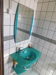 Koupelna v ubytování Apartmani Ruža