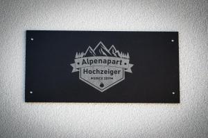 Certyfikat, podpis lub inny dokument wystawiony w obiekcie Alpenapart Hochzeiger