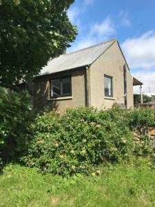 una casa con un arbusto delante de ella en Crossgates, Rosehearty, en Rosehearty