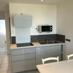 Kuhinja oz. manjša kuhinja v nastanitvi COTTAGE 6 pers vue sur mer piscine
