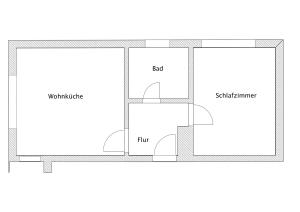 Půdorys ubytování Gästehaus Philipp