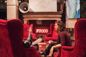 A seating area at Generator Venice