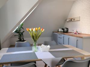 Kuchyňa alebo kuchynka v ubytovaní Apartament Z Widokiem