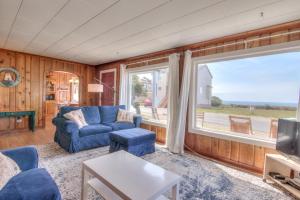 Χώρος καθιστικού στο Sea Chalet