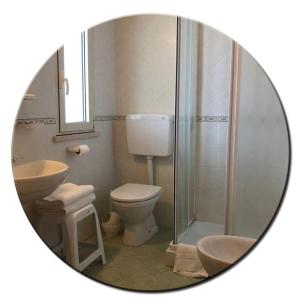 Kúpeľňa v ubytovaní Hotel Amedea