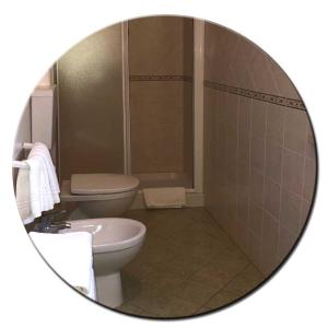 Kúpeľňa v ubytovaní Hotel Amedea