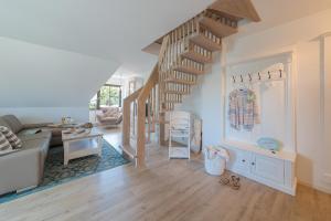 Posezení v ubytování Haus am Strand Ferienwohnung Haus am Strand 3
