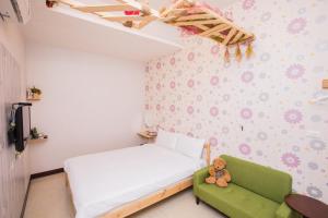 Voodi või voodid majutusasutuse SNUG·NINE Hotel toas