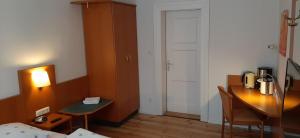 Postel nebo postele na pokoji v ubytování Schillers Landhaus