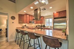 A kitchen or kitchenette at Updated Palm Desert Escape with Resort Amenities!