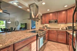 A kitchen or kitchenette at Updated Palm Desert Escape with Resort Amenities!