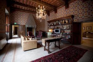 Ruang duduk di Castello Delle Serre