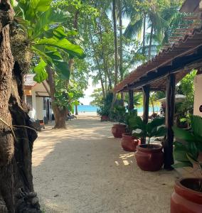 Zahrada ubytování Macao Beach