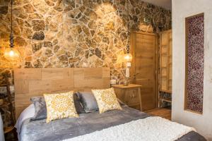 Cama o camas de una habitación en «Σκλάβας Χνάρι» Παραδοσιακός Ξενώνας