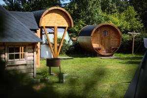 Zahrada ubytování Hasle Camping & Hytter