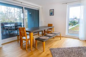 Posezení v ubytování 150 m² Maisonnette Whg mit Galerie für 10 Personen