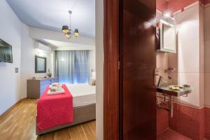 A bed or beds in a room at Astarte Villas - Istar Villa with Tennis Court