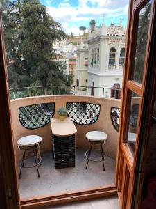 Balkón nebo terasa v ubytování ECO Hostel
