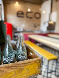 Nápoje v ubytování ECO Hostel