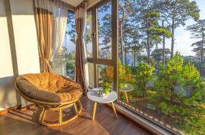 Zahrada ubytování Khai Ngoc Hotel Da Lat City