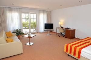 TV in/ali zabaviščno središče v nastanitvi Hotel Plattenwirt
