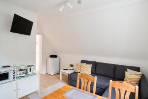 Η κουζίνα ή μικρή κουζίνα στο Ferienwohnung Trave Ufer Moba-Travel