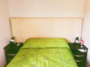 Cama o camas de una habitación en Casa en La Esmeralda, Rocha, Uruguay