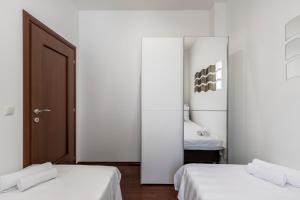 Posteľ alebo postele v izbe v ubytovaní Villa Meri very central and beautiful apartment